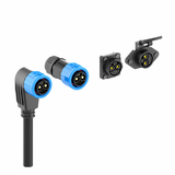 LNLEE M23 Series 90 Degree Male Connector